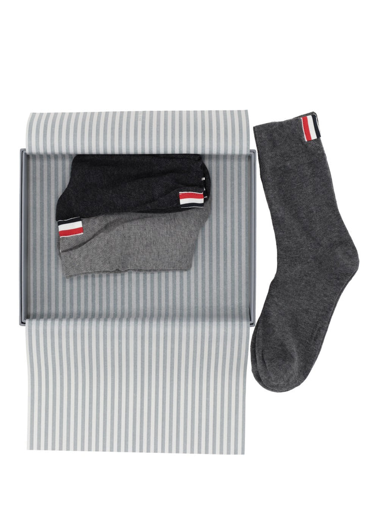 3-PACK ANKLE LENGTH SOCKS W/ RWB TAB IN COTTON