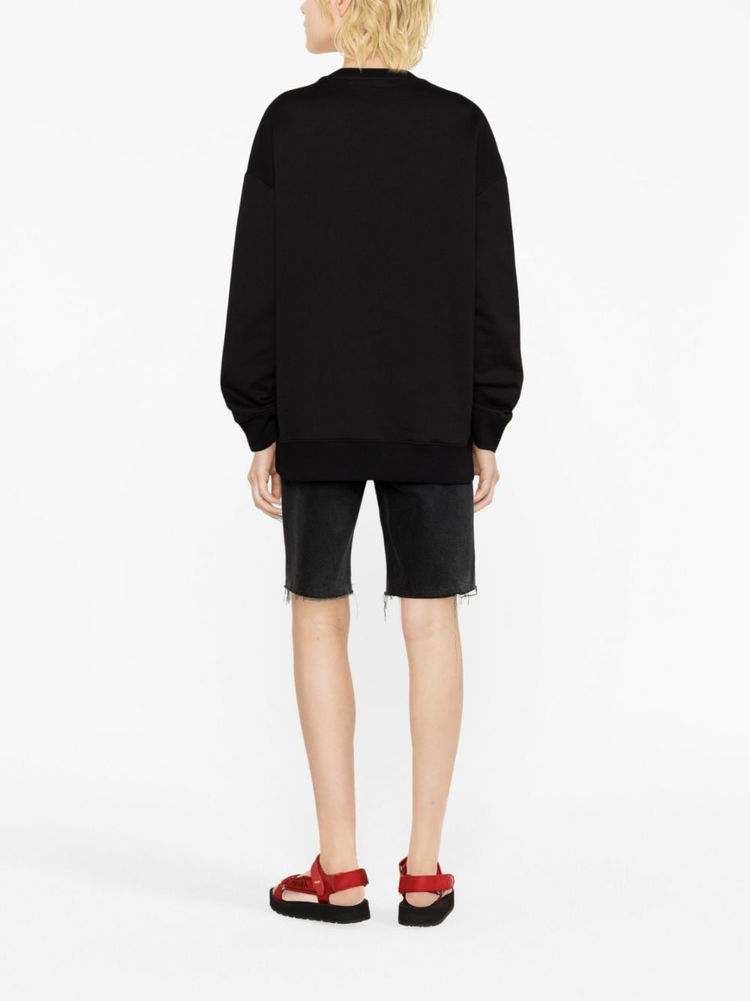 STELLA McCARTNEY rhinestone-embellished logo sweatshirt