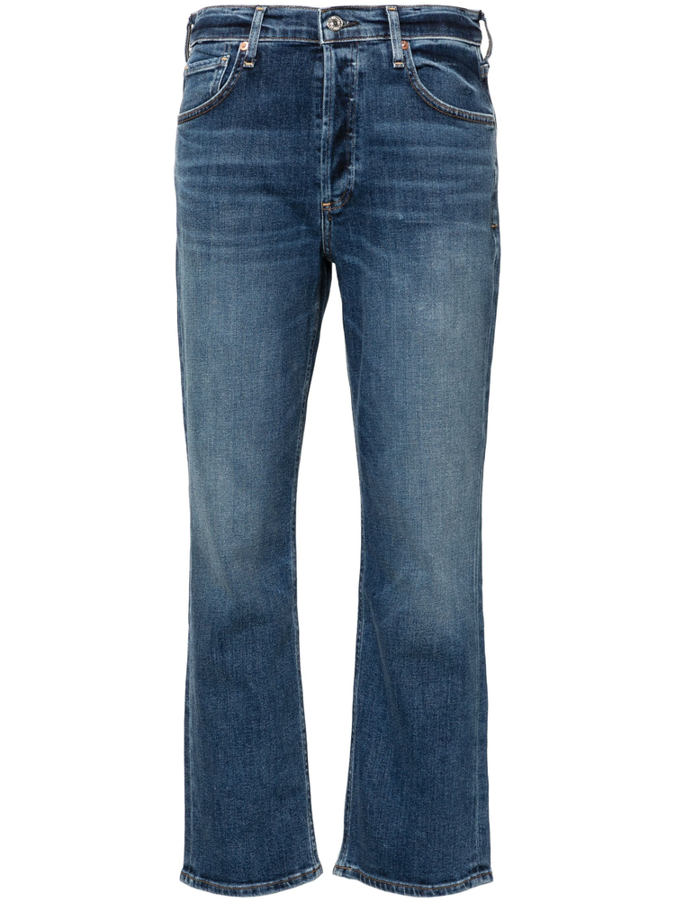 Jolene high-rise slim-cut jeans