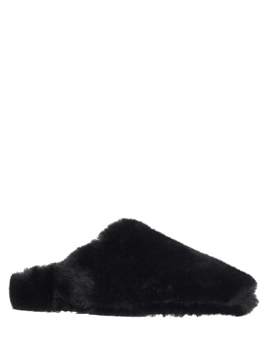 Furry indoor slippers
