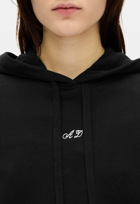 CARA COMFORT HOODIE SWEATSHIRT WITH MONOGRAM EMBRO