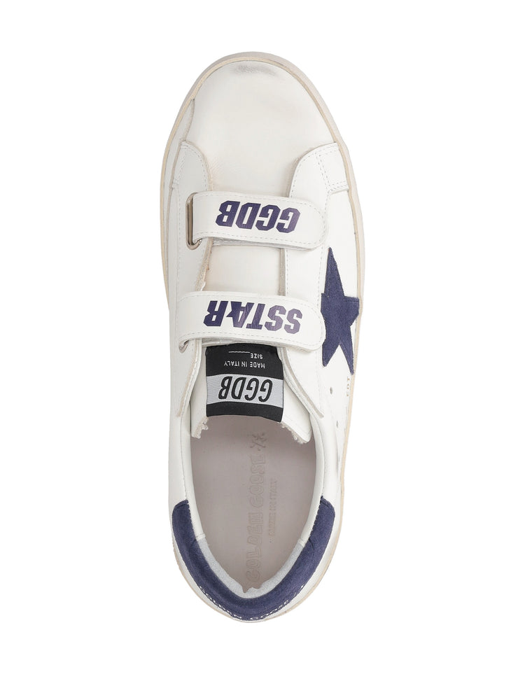 OLD SCHOOL LEATHER UPPER SUEDE STAR AND HEEL