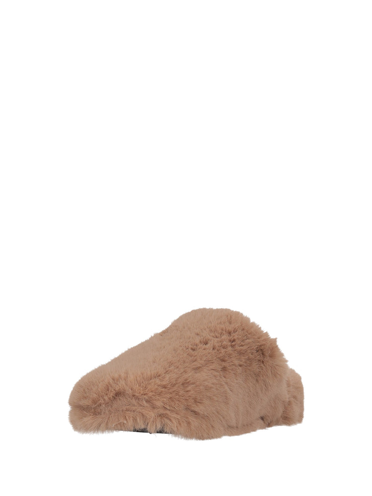 Furry indoor slippers