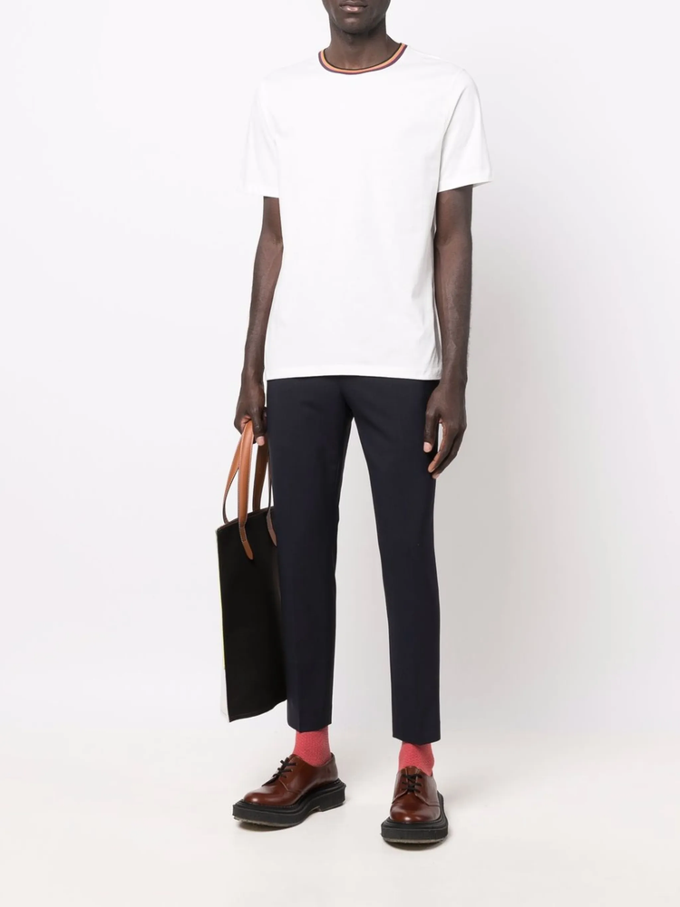 PAUL SMITH contrast-trim T-shirt