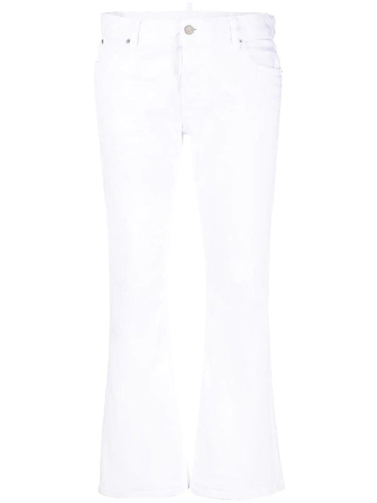 DSQUARED2 bootcut cropped trousers