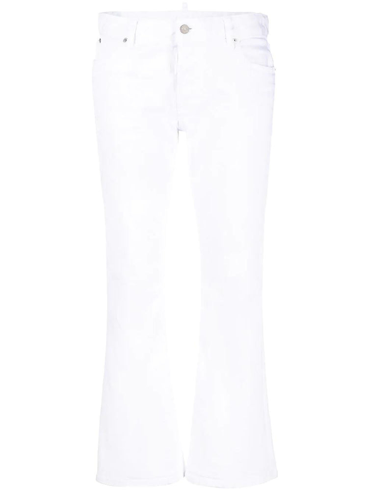 DSQUARED2 bootcut cropped trousers