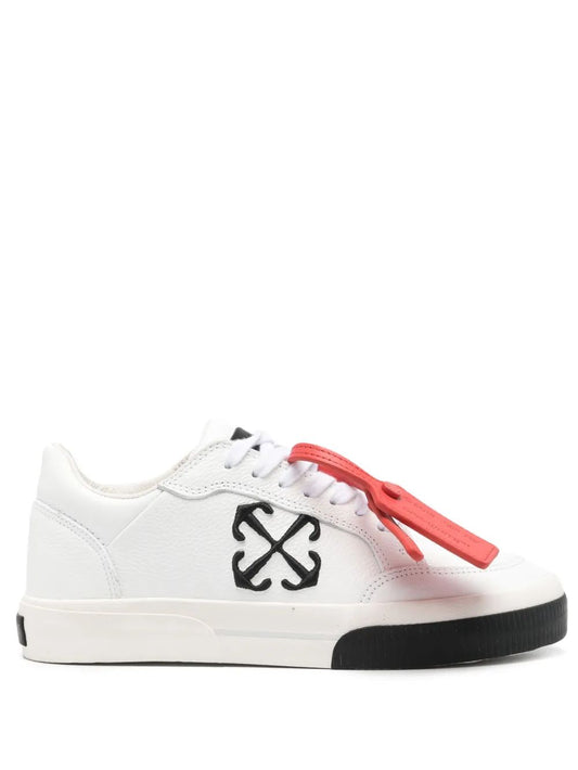 VULC LOW CALF WHITE - BLACK