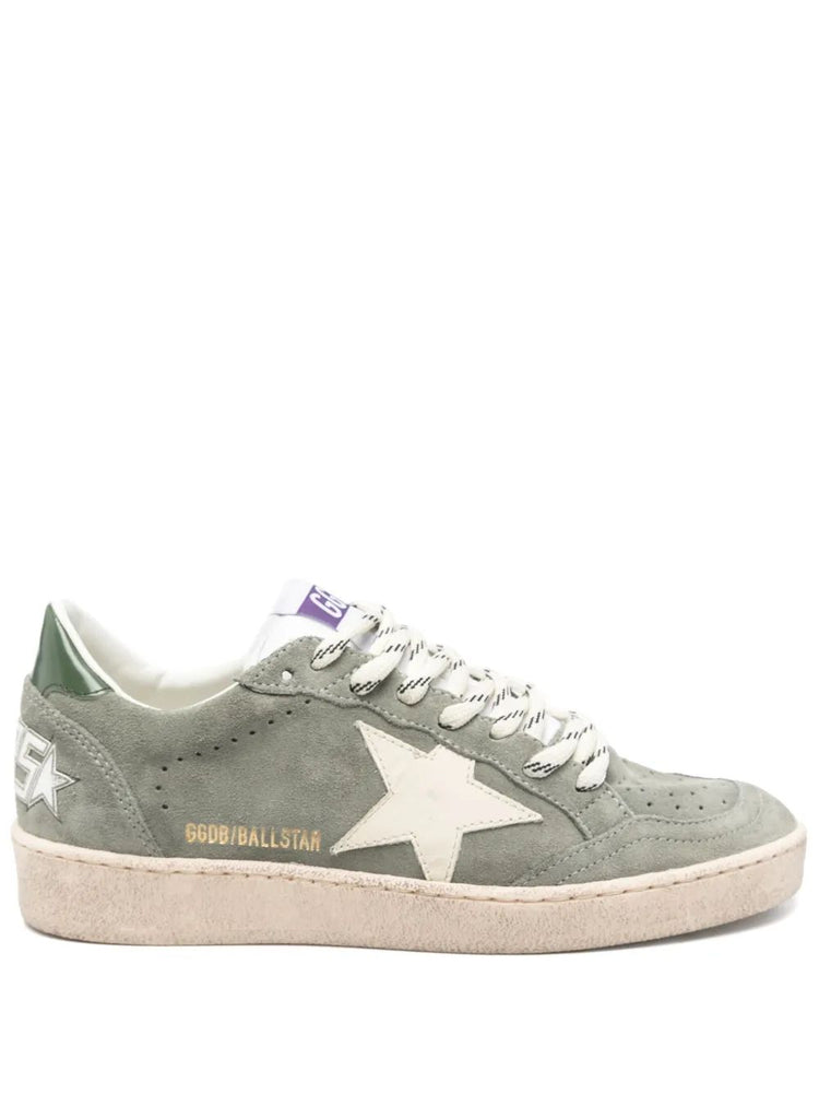 BALLSTAR SUEDE UPPER TOE AND SPUR LEATHER STAR AND HEEL