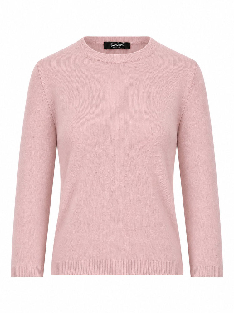 LA ROSE maglia 3/4 cashmere beige chiaro
