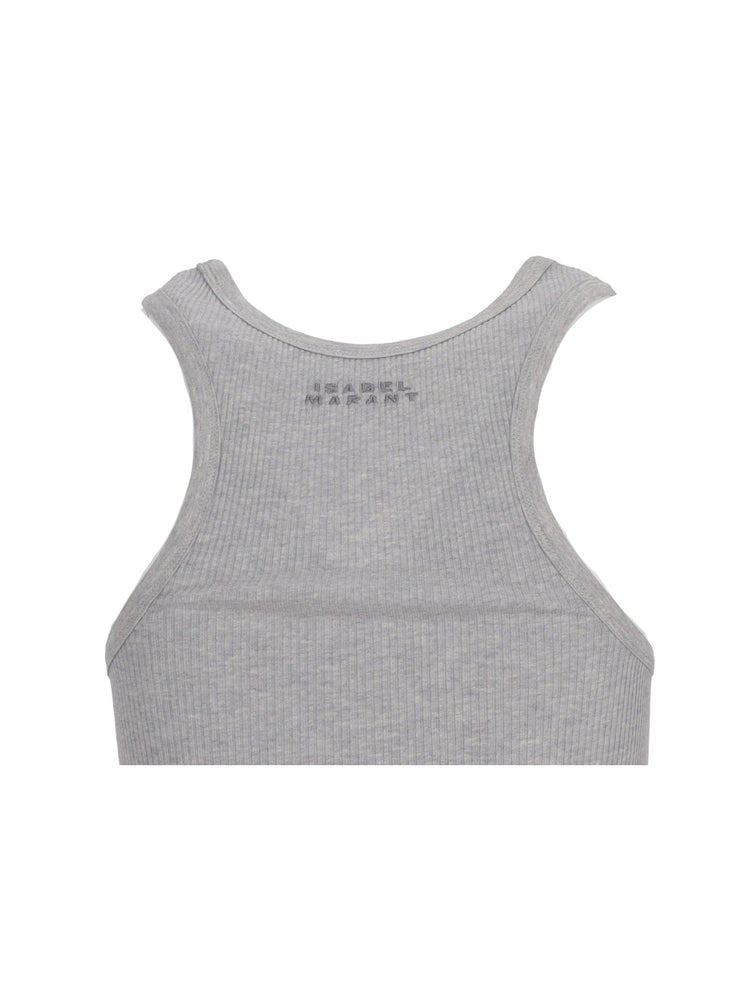 Thea logo-embroidered vest