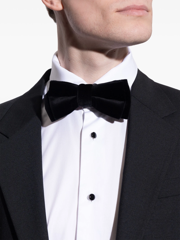 velvet bow tie