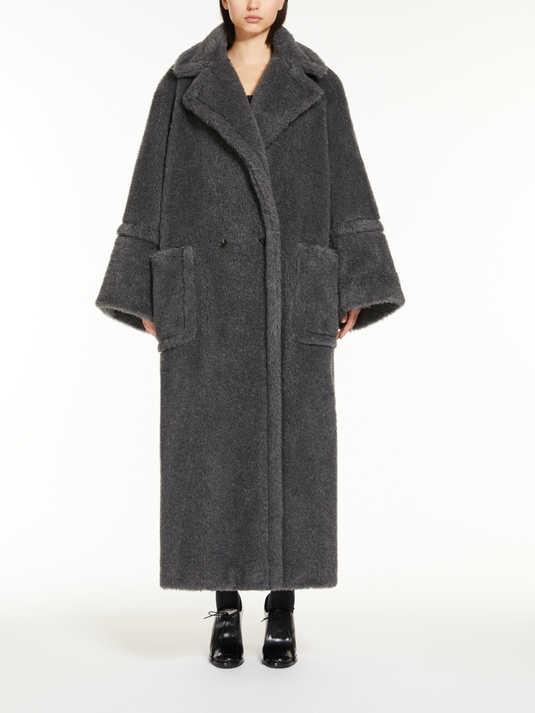 Kadiak oversized alpaca and wool Teddy coat