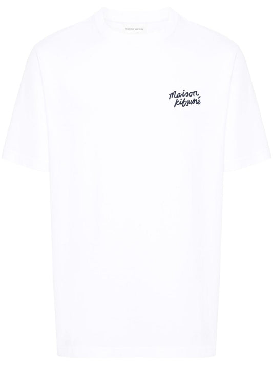 embroidered-logo cotton T-shirt