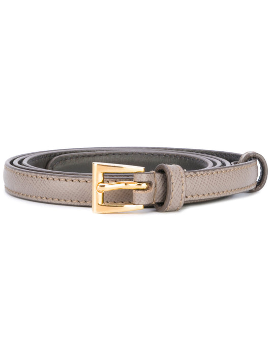 Prada belt clay 1 cm saffiano argilla