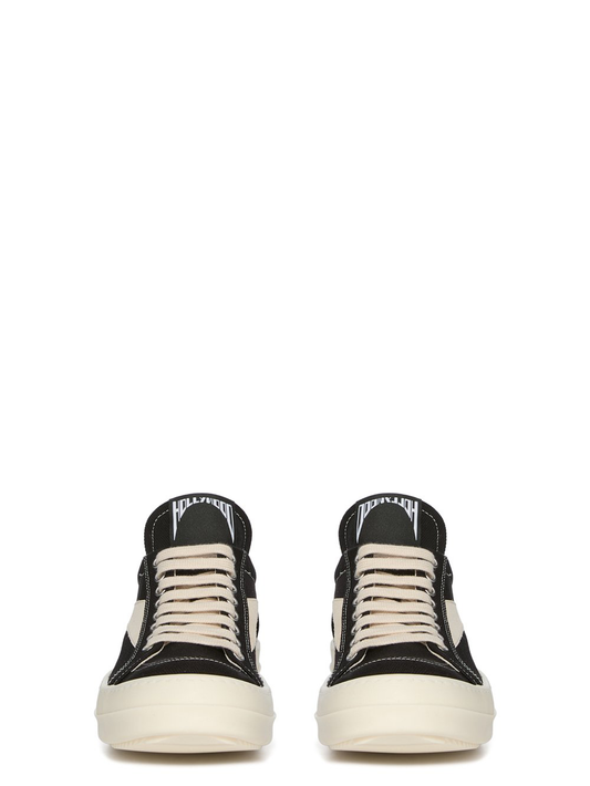 DRKSHDW leather-panelled sneakers