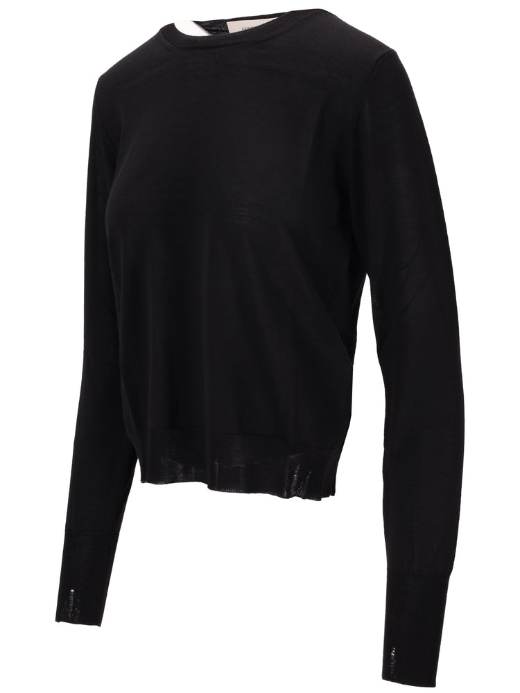 GOLDEN W'S REGULAR KNIT CREW NECK LIGHT WOOL MERINO