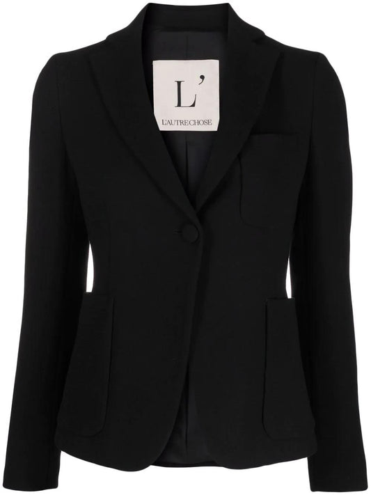 L'AUTRE CHOSE single-breasted wool blazer