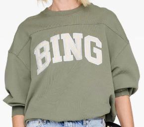 TRENTON SWEATSHIRT BING - WASHED OLIVE
