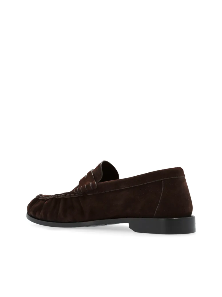suede loafers