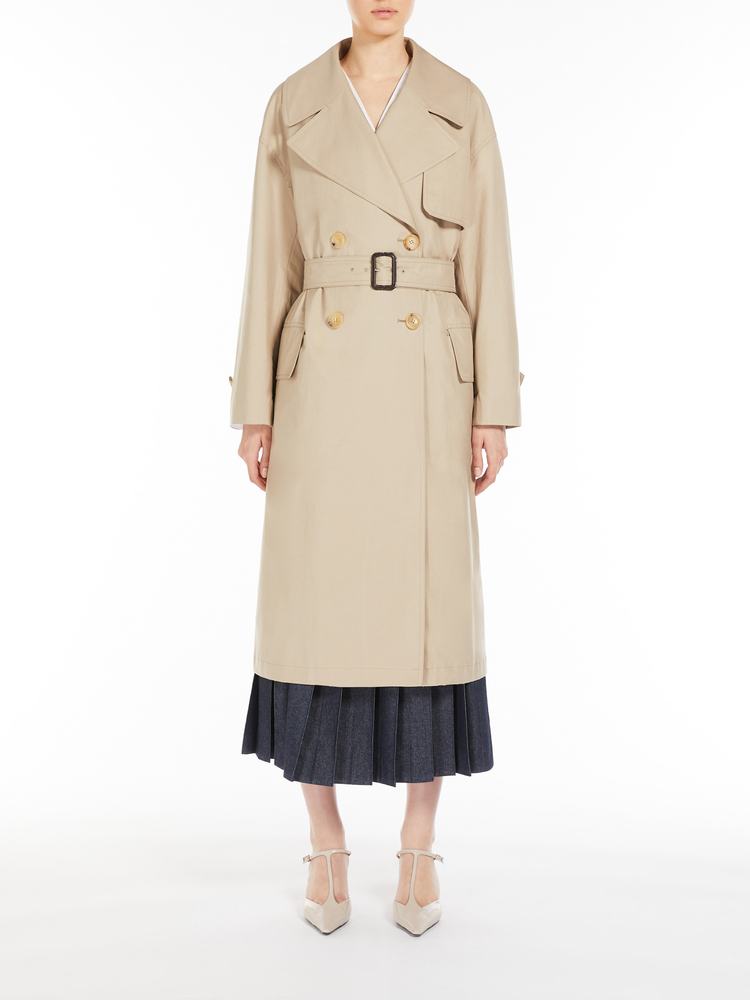 MTrench double-breasted trench coat in water-repellent twill