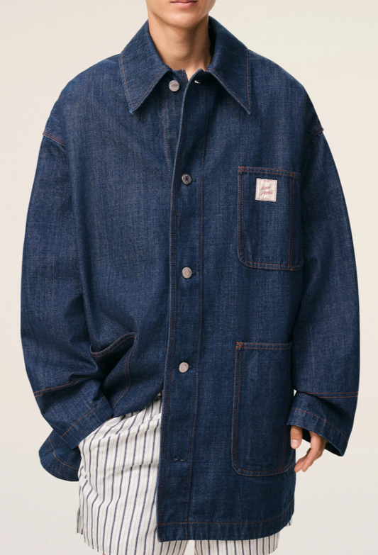 VESTE WORKER AVEC ETIQUETTE HERITAGE AMI PARIS