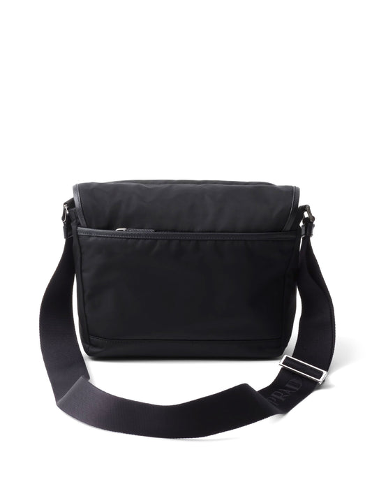 Re-Nylon and Saffiano leather shoulder bag