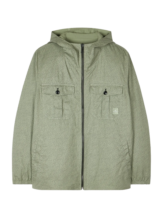 reversible hooded jacket
