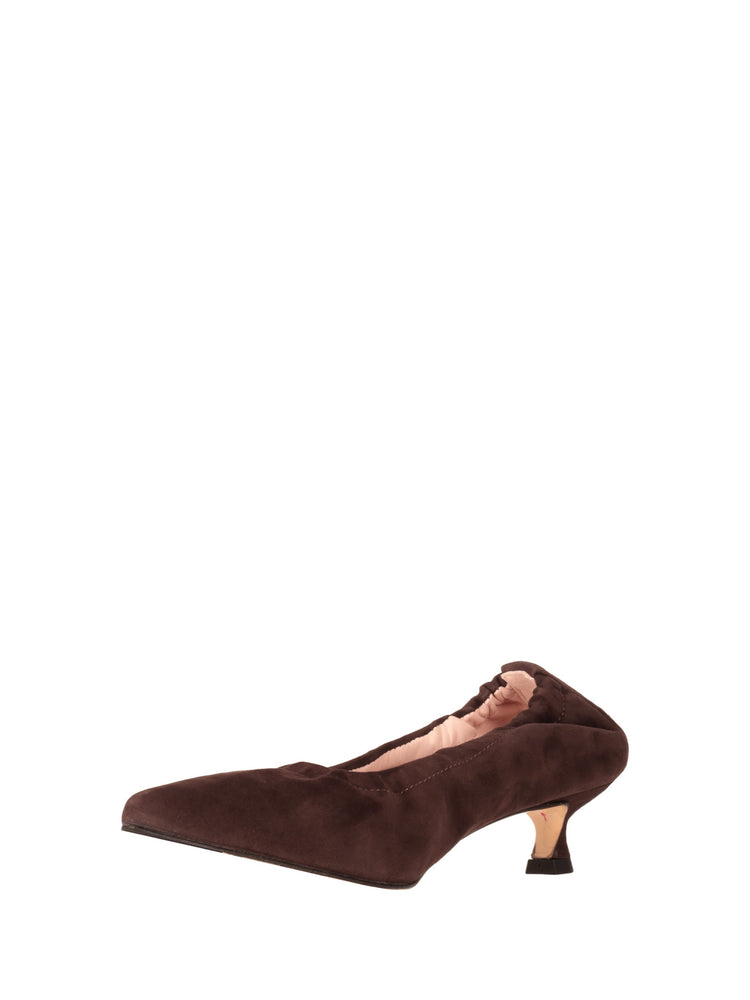DECOLLETE' ELAST CAMOSCIO