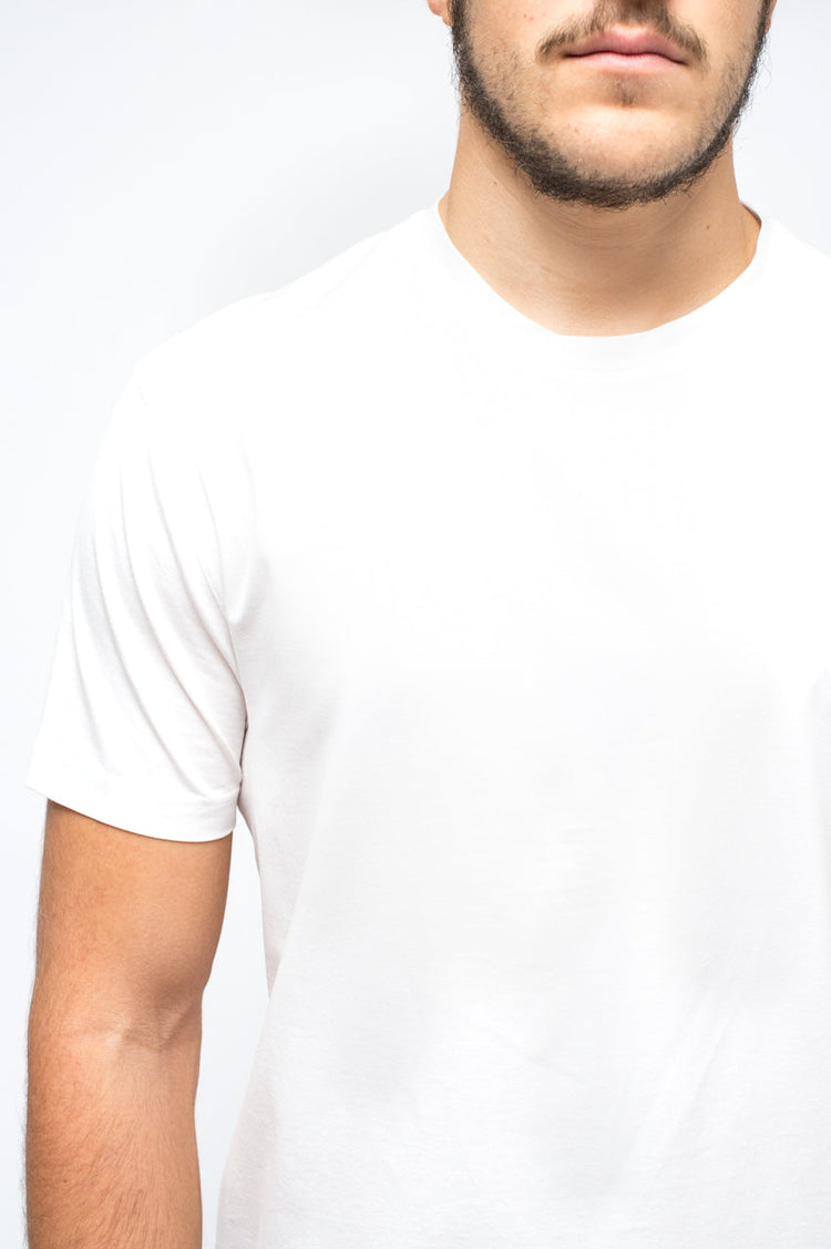 PRADA t-shirt round neck white