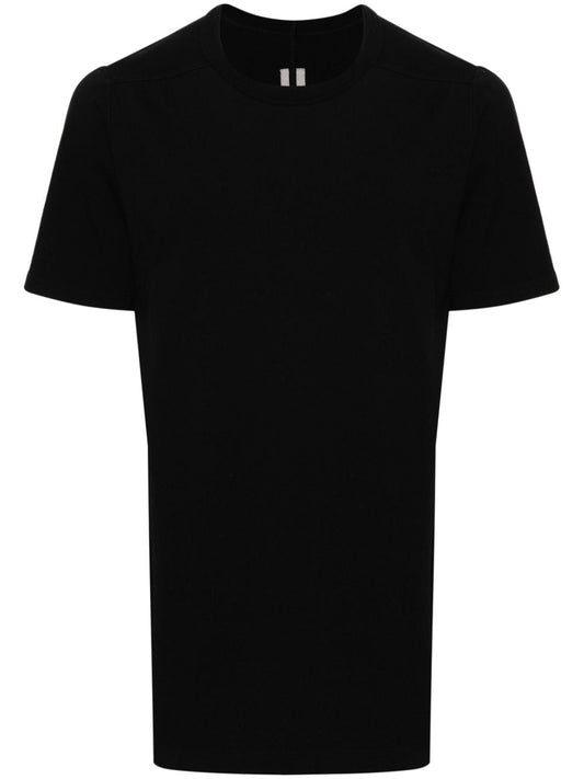 panelled cotton T-shirt