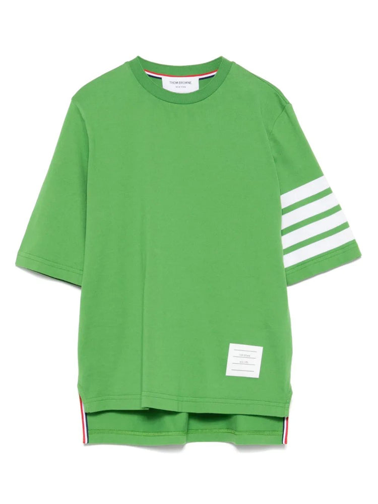 SHORT SLEEVE TEE W/ ENGINEERED 4 BAR IN SUSTAINABLE JERSEY