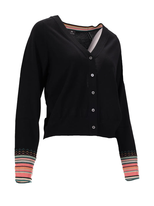 WOMENS KNITTED CARDIGAN BUTTON THRU