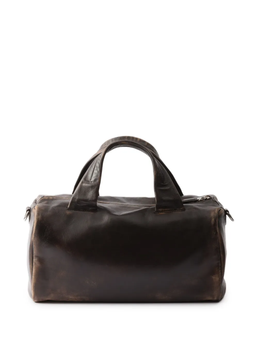nappa leather duffle bag