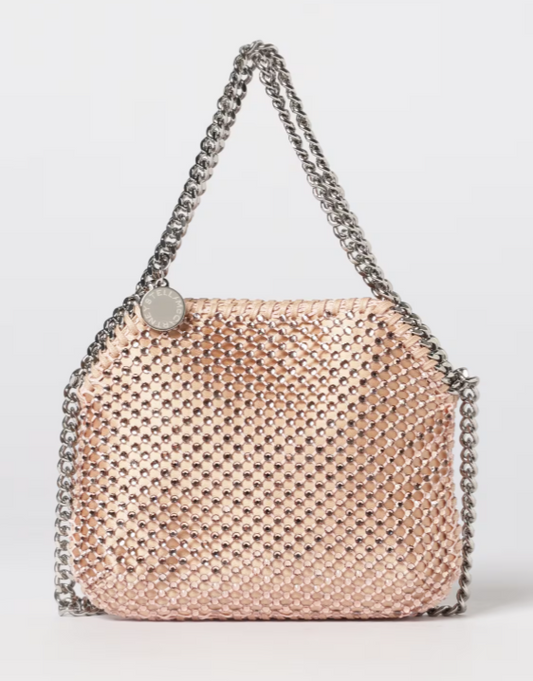 FALABELLA MINI SHOULDER BAG ECO CRYSTAL & MESH