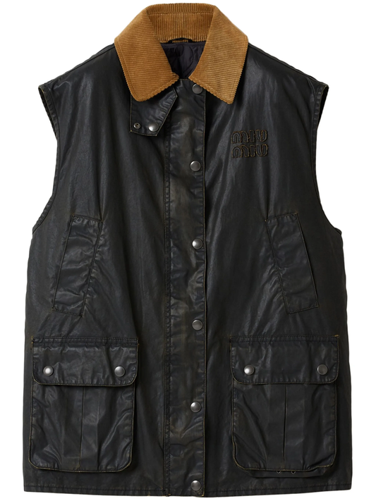 poplin gilet