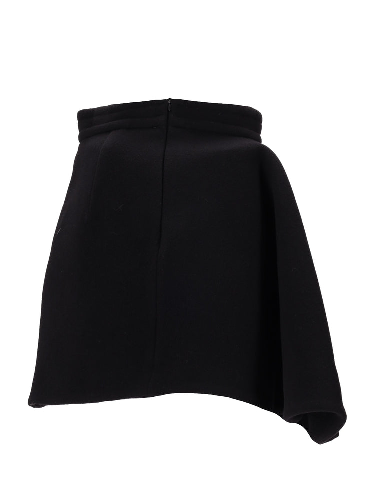 ASYMMETRICAL MINI SKIRT
