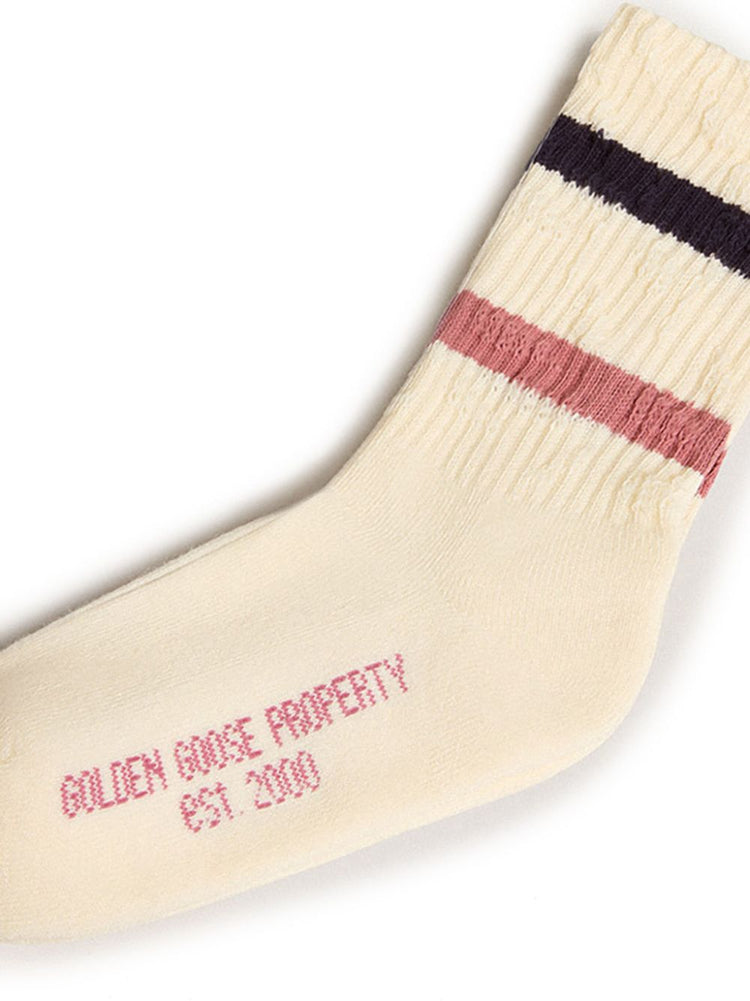 stripe-detail socks