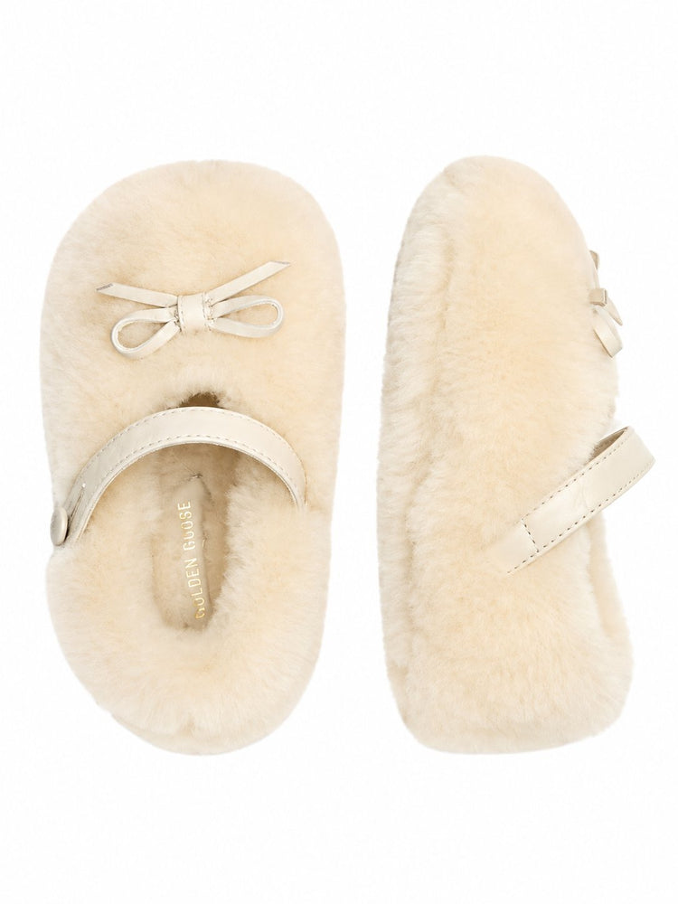 SOFI BALLERINA SHEARLING UPPER LEATHER FLAKE