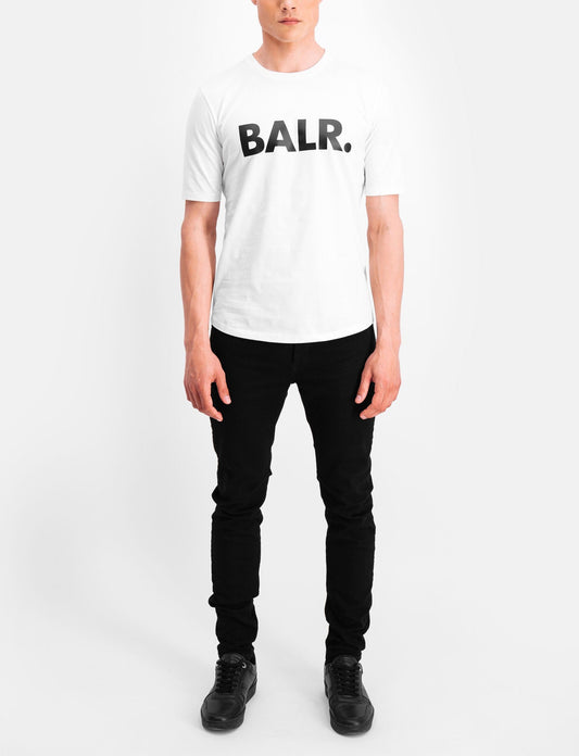 BALR. BRAND ATHLETIC T-SHIRT MEN WHITE