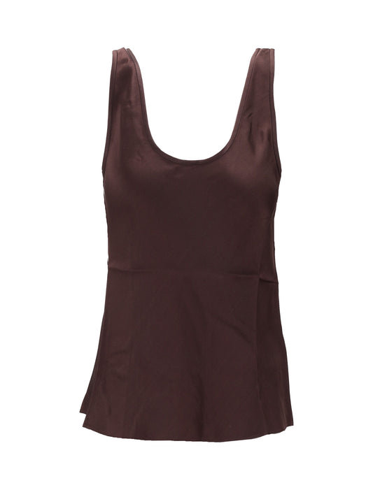 LEA TOP - DEEP BROWN