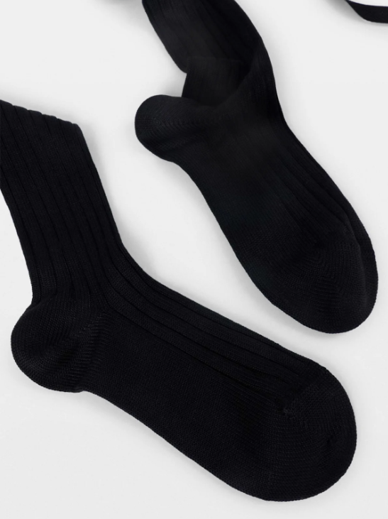 JOST KNEE-HIGH SOCKS WITH RIBBON DETAIL (PAIR) MER