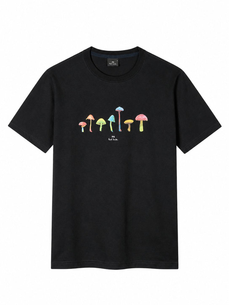 MENS REG FIT T SHIRT MUSHROOMS