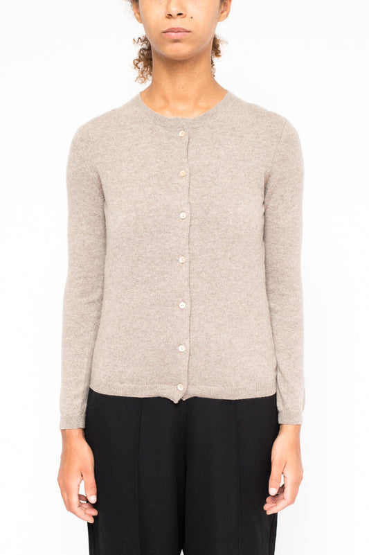 LA ROSE cardigan cashmere beige