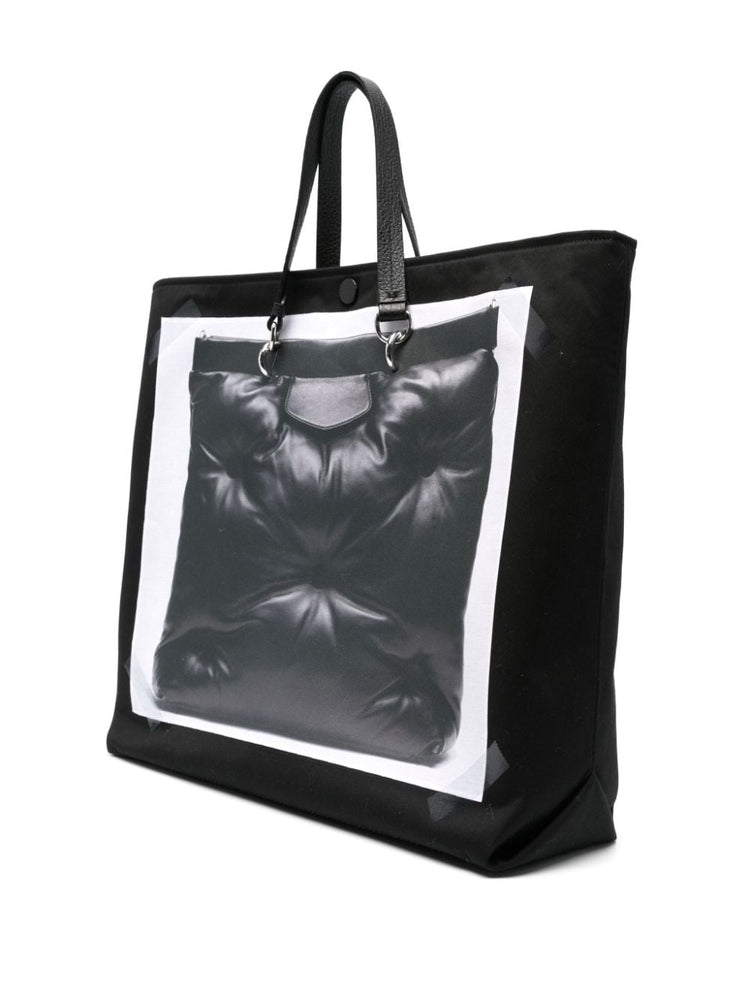 Glam Slam trompe loeil-print tote bag