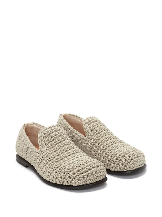 crochet moccasin loafers