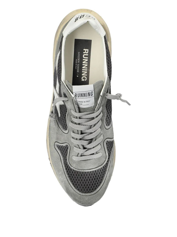 RUNNING NET UPPER SUEDE TOE AND SPUR LEATHER STAR AND HEEL