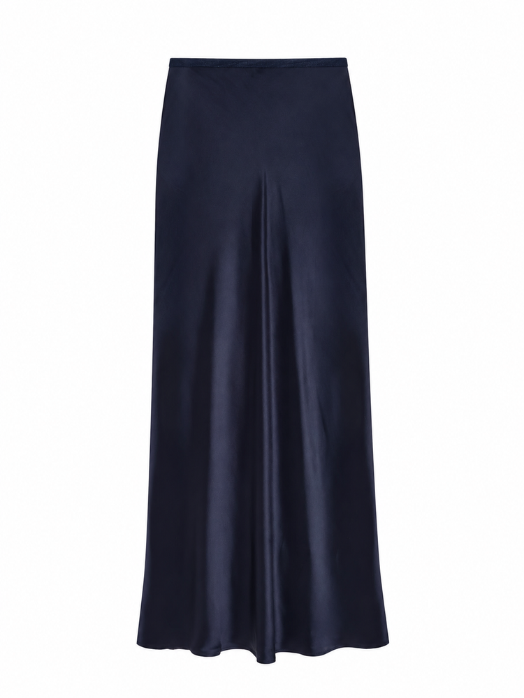 BAR MAXI SKIRT - NAVY
