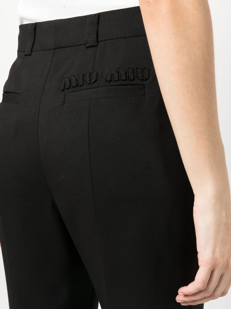 MIU MIU high-waisted cropped trousers