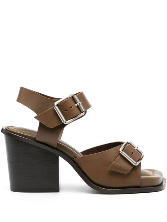 90mm leather sandals
