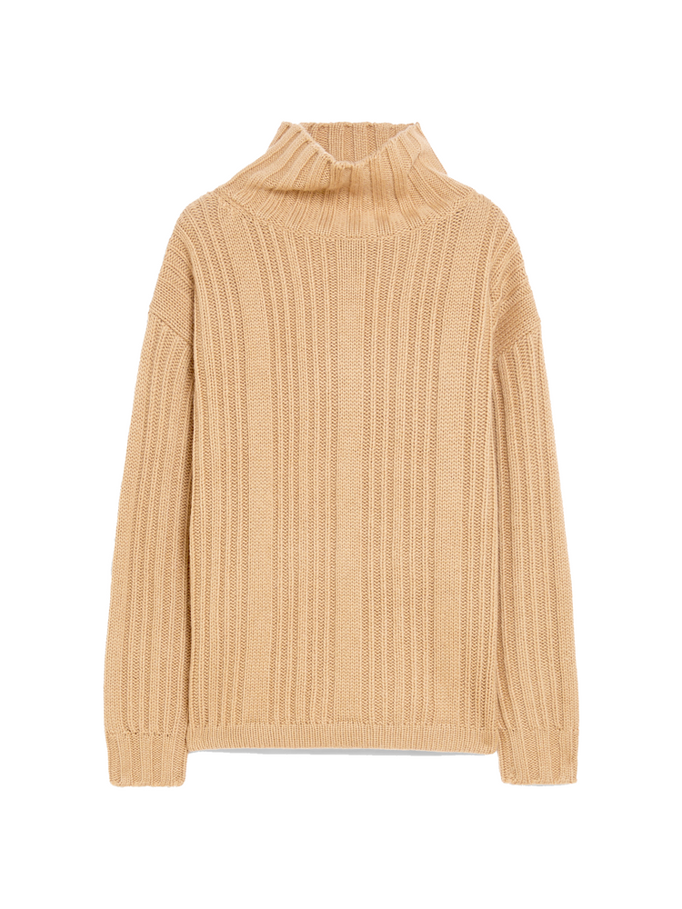 Vitalba wool and cashmere polo-neck jumper